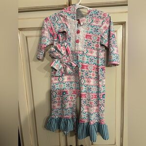 Ric rac ruffles girls size 18 months romper